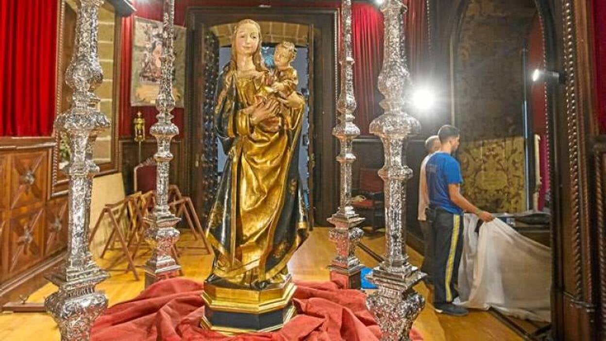 La Virgen del Pino baja este sábado del altar mayor