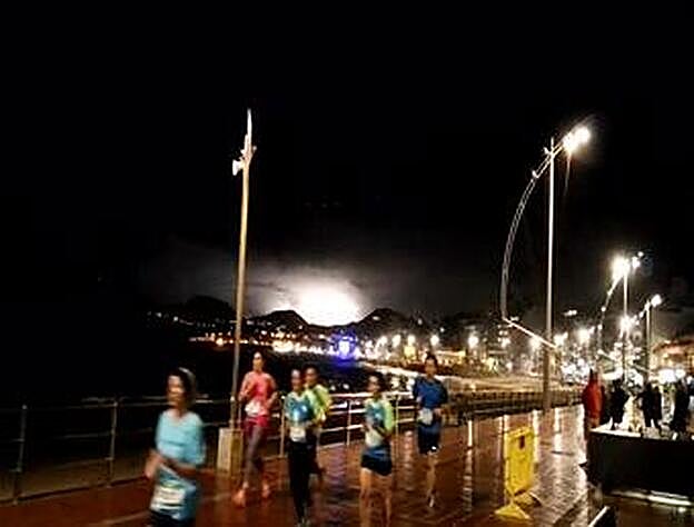 Tormenta sobre la LPA Night Run