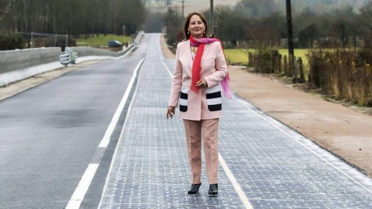 Francia inaugura el primer tramo de carretera solar del mundo