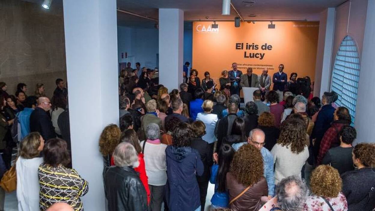 Inauguración de 'El iris de Lucy' en el CAAM