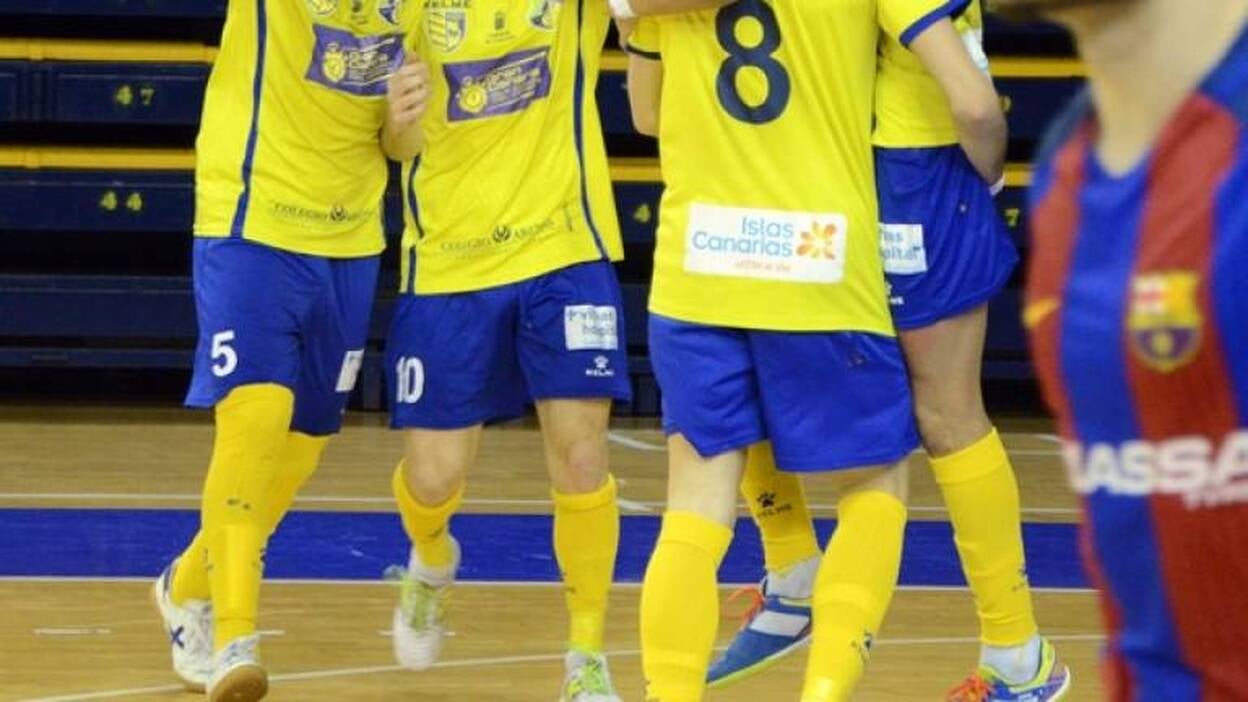 'Puntazo' del Gran Canaria FS ante el Barcelona