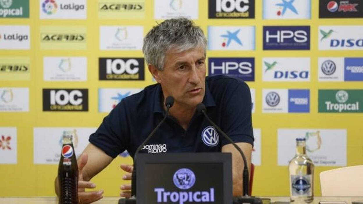 Setién se tomará "unos días" para "reflexionar" sobre la oferta de renovación