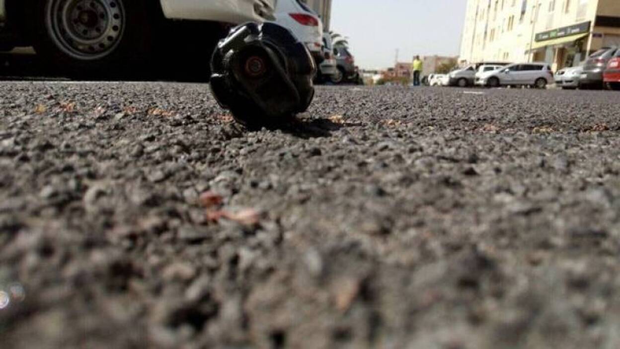 Explosionada una granada sin carga ni detonador