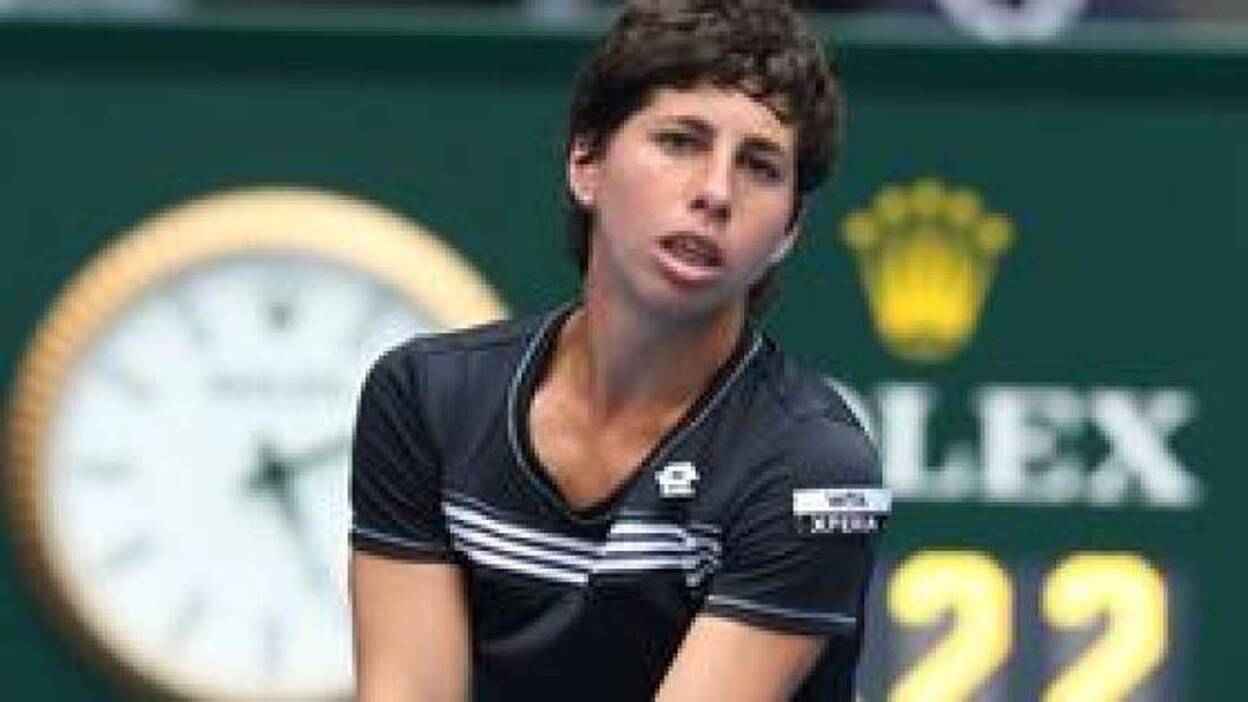 La grancanaria Carla Suárez, a segunda ronda