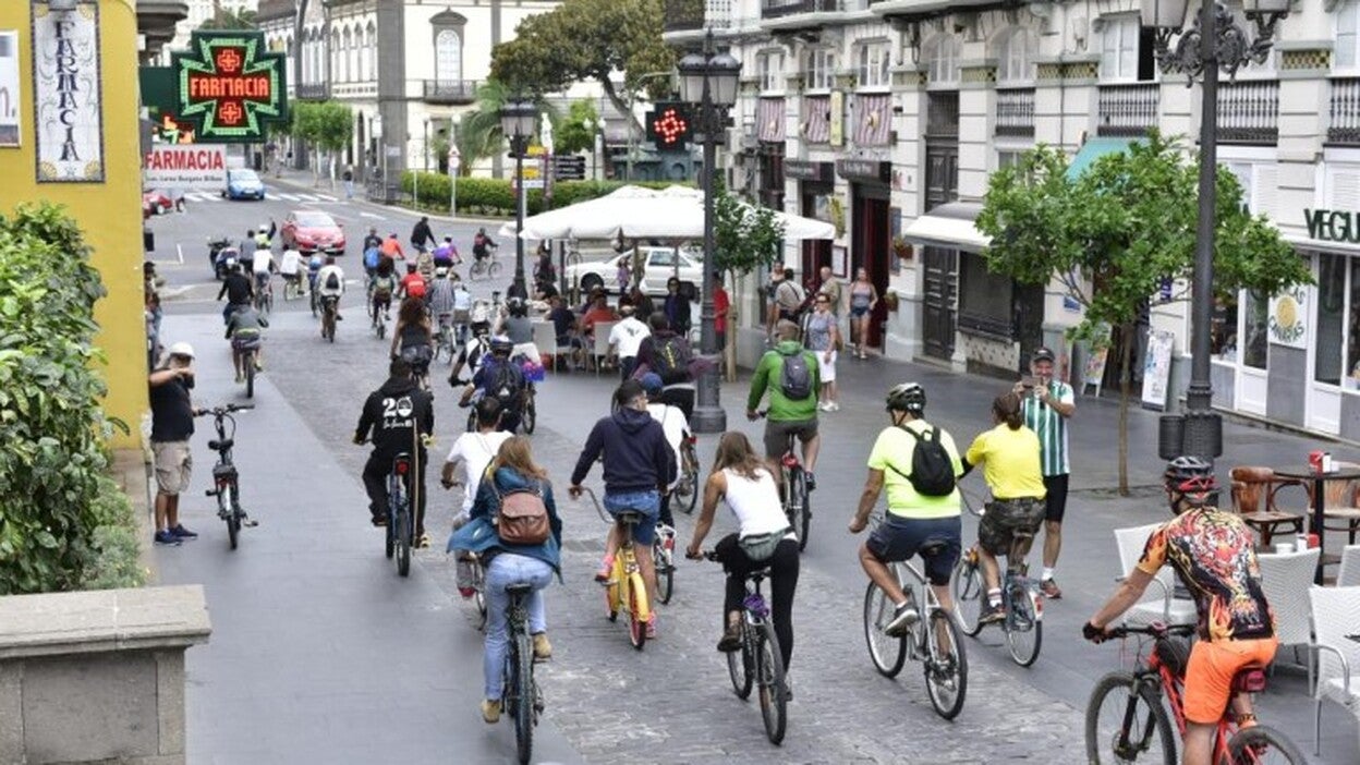 Recorrido verde a dos ruedas