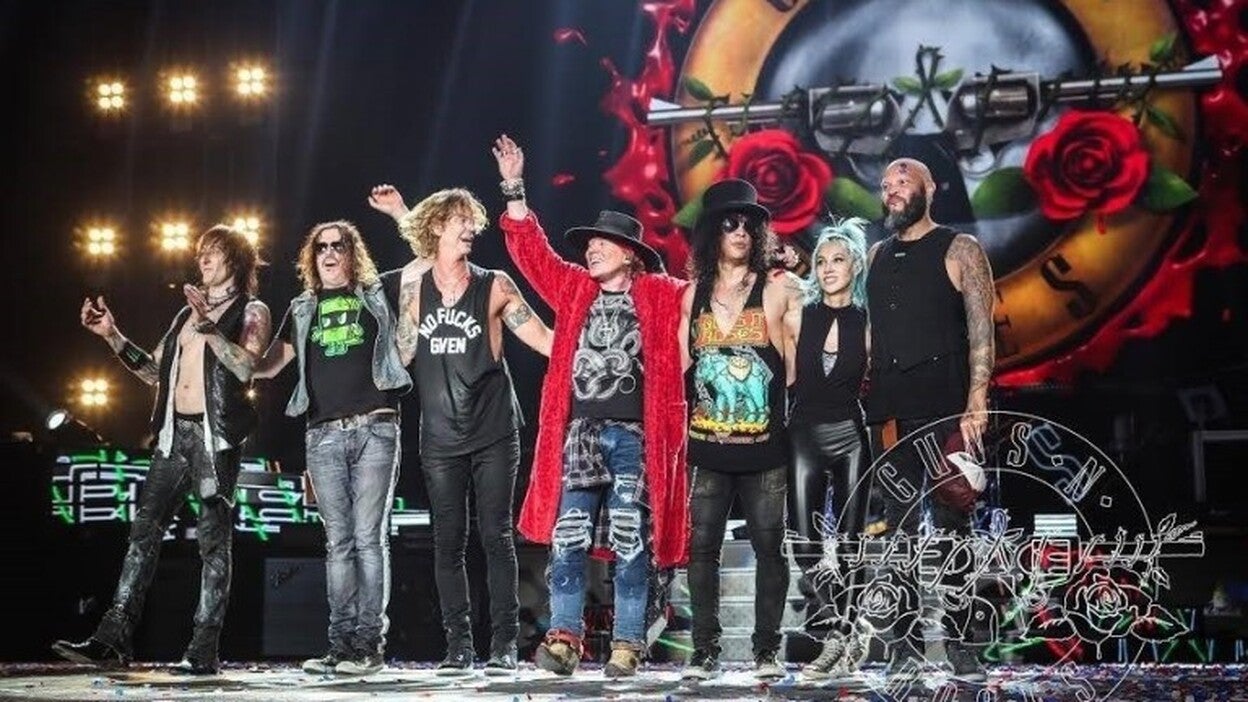 Guns &amp; Roses sacian los apetitos nostálgicos de Madrid