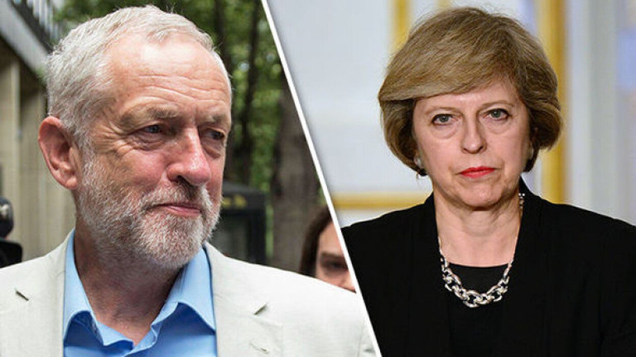 May y Corbyn ya han votado en Reino Unido