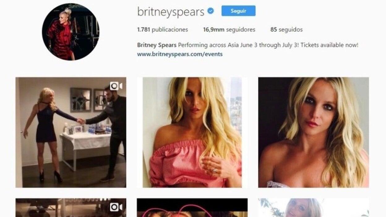 Britney Spears, hackeada