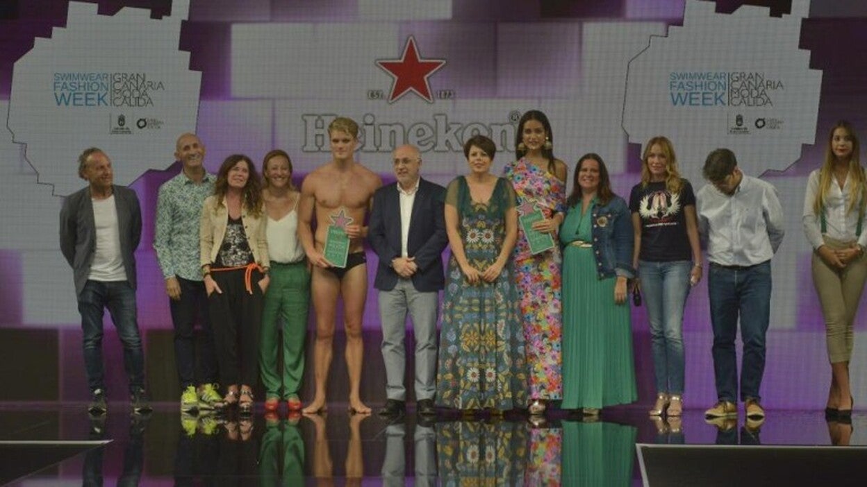 III premio Heineken al mejor y la mejor modelo de la pasarela