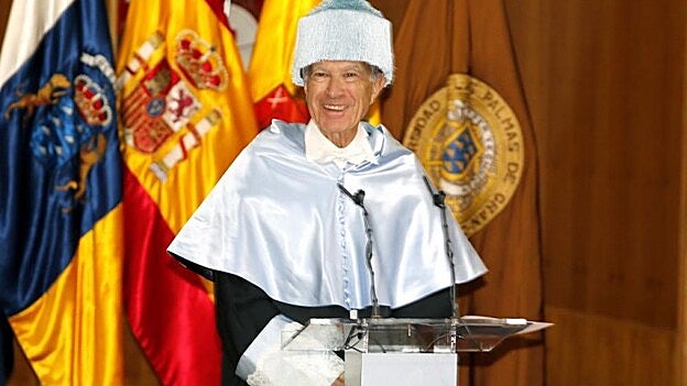 Rodríguez-Pantoja durante su discurso / Francisco Socorro