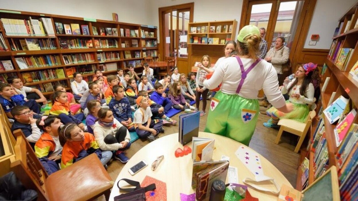 Fomentando la lectura a escolares