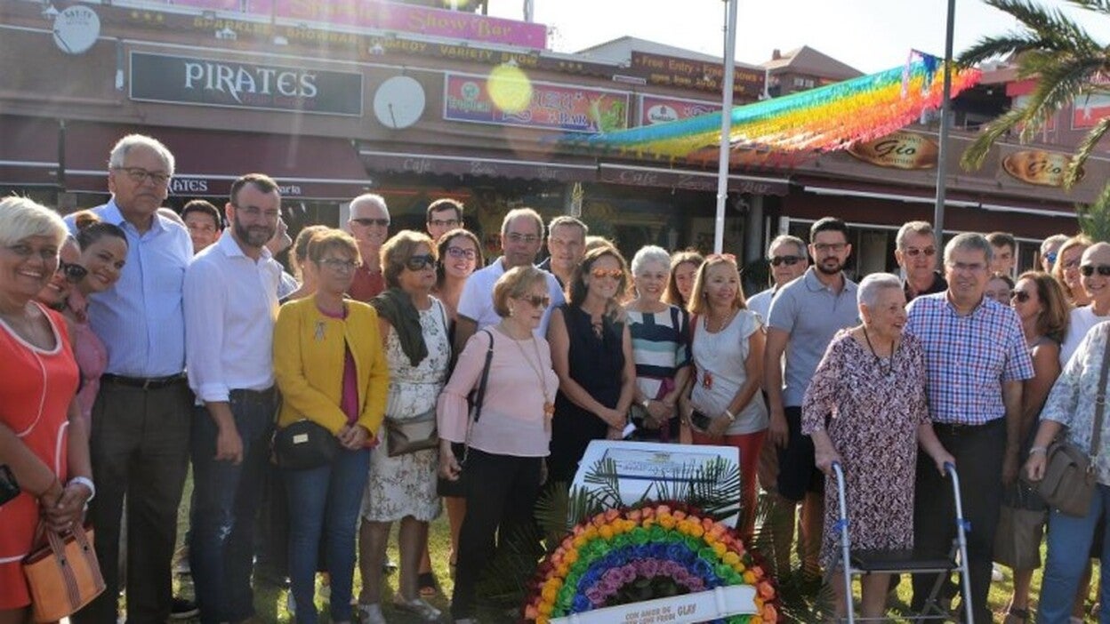 Maspalomas inmortaliza a Darío Jaén en la plaza del Yumbo