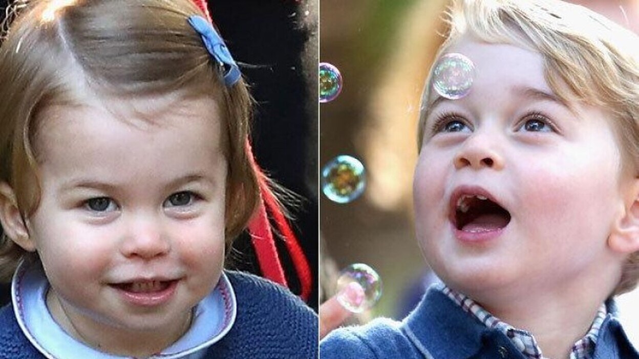 Los príncipes Jorge y Carlota, presentes en el homenaje a Lady Di