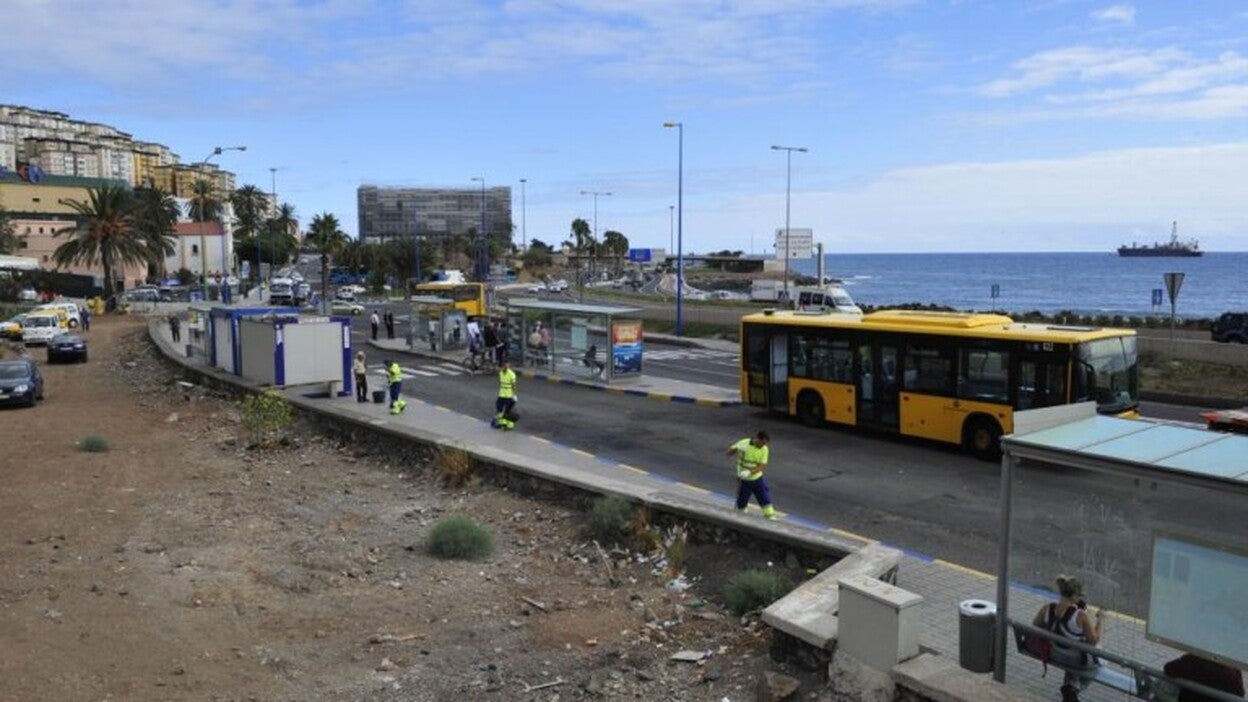 La MetroGuagua tendrá aparcamiento en Hoya de La Plata