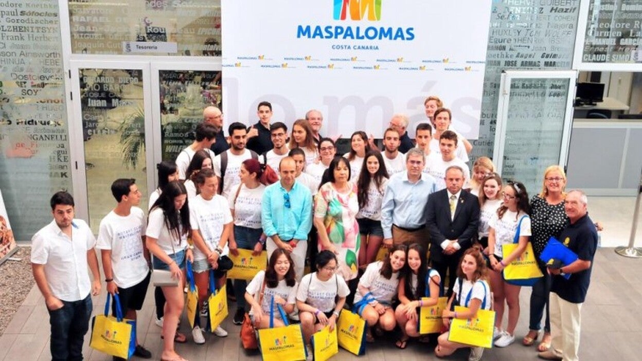 29 becarios de 14 países visitan Maspalomas