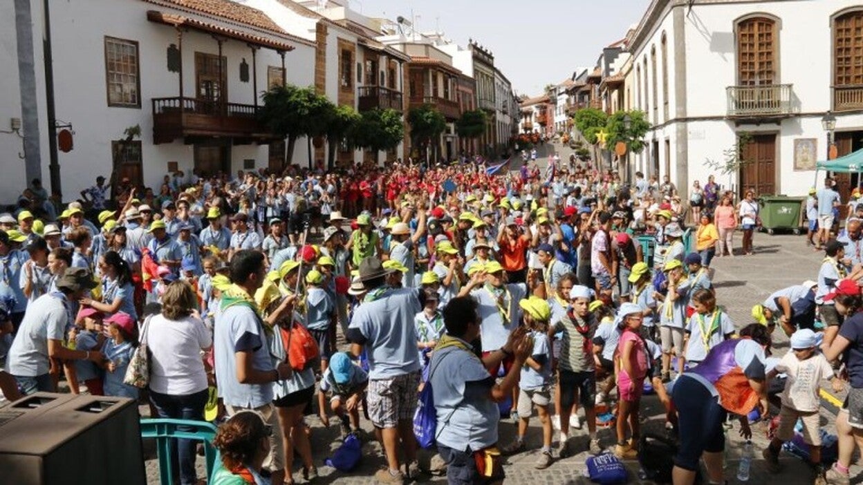 3.000 scouts se dan cita en Valleseco