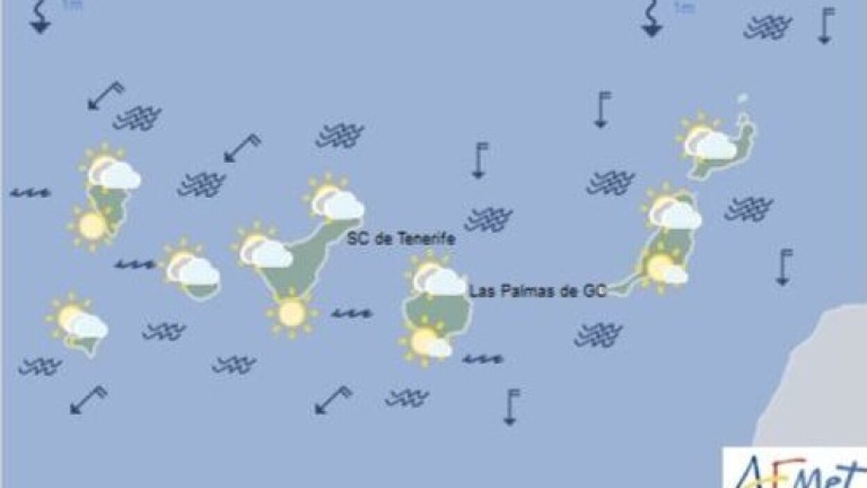 Cielos nubosos o cubiertos en el norte