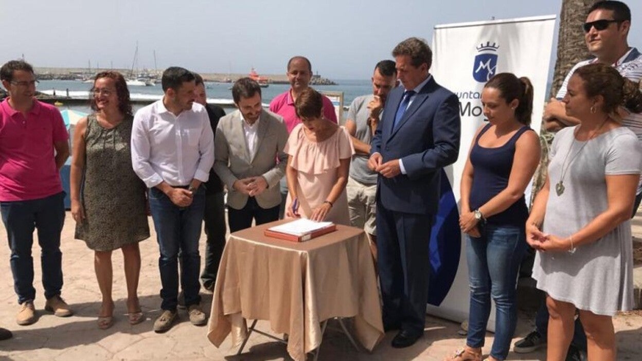 El consejero de Turismo se estrena en Mogán