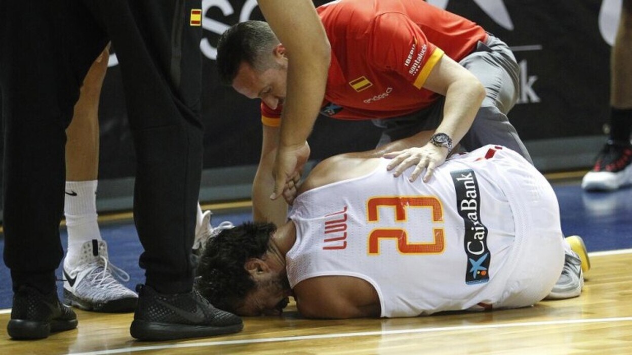 Llull, con rotura ligamento cruzado anterior rodilla, se pierde el Eurobasket
