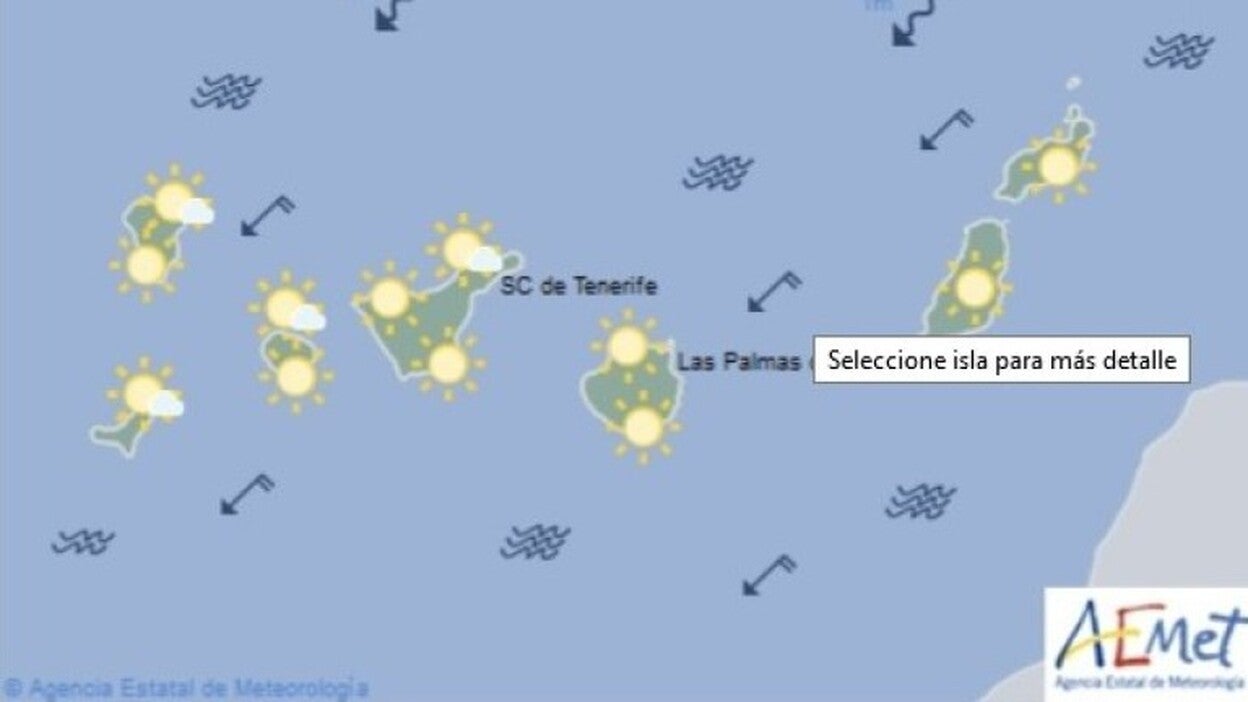 Fuerteventura y Gran Canaria, hasta los 35º