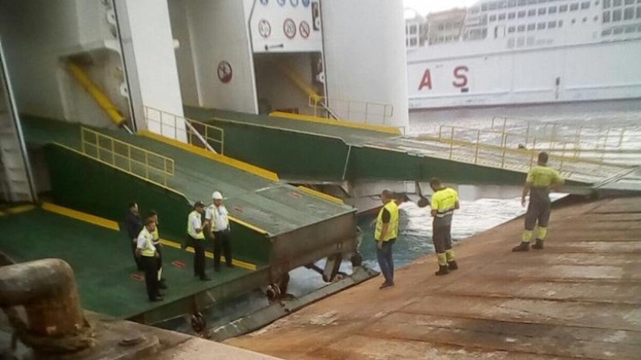 Avería en un barco de Armas