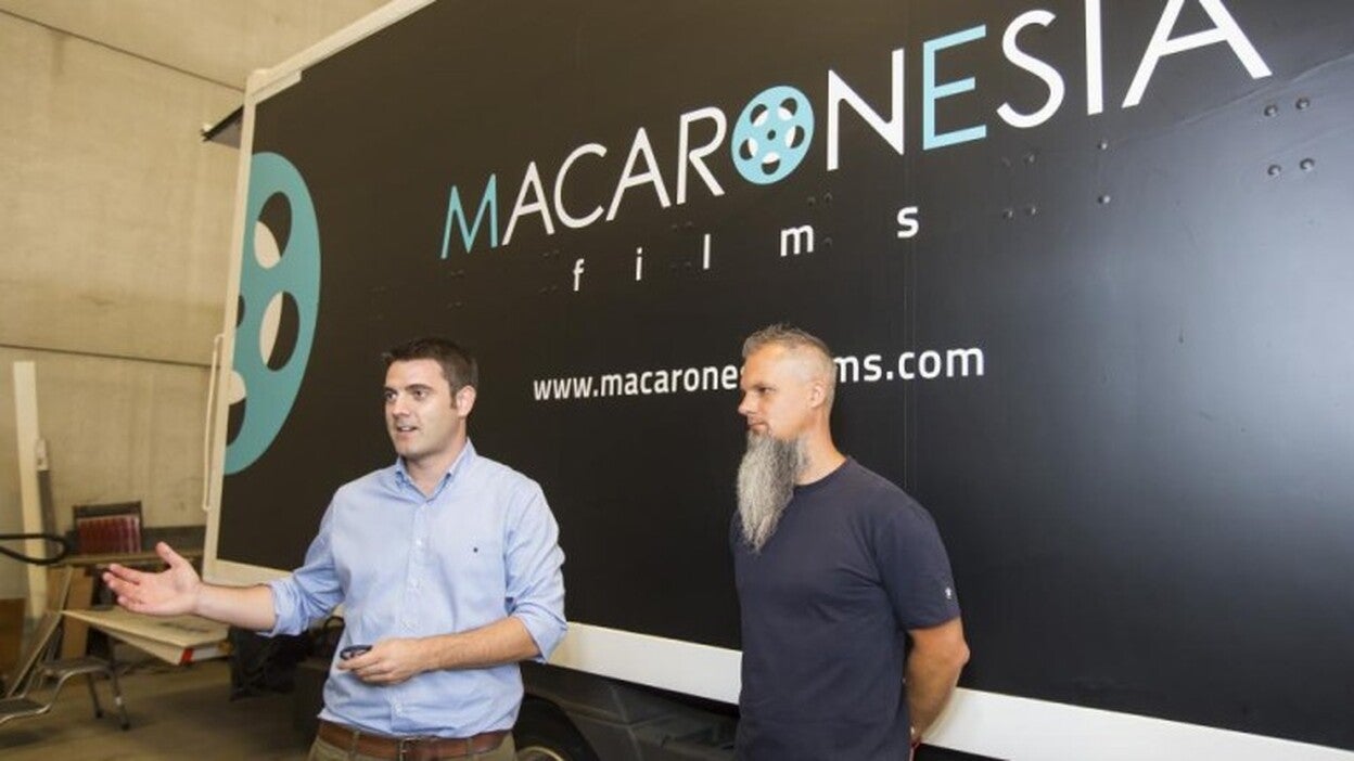 Tejido industrial sobre ruedas