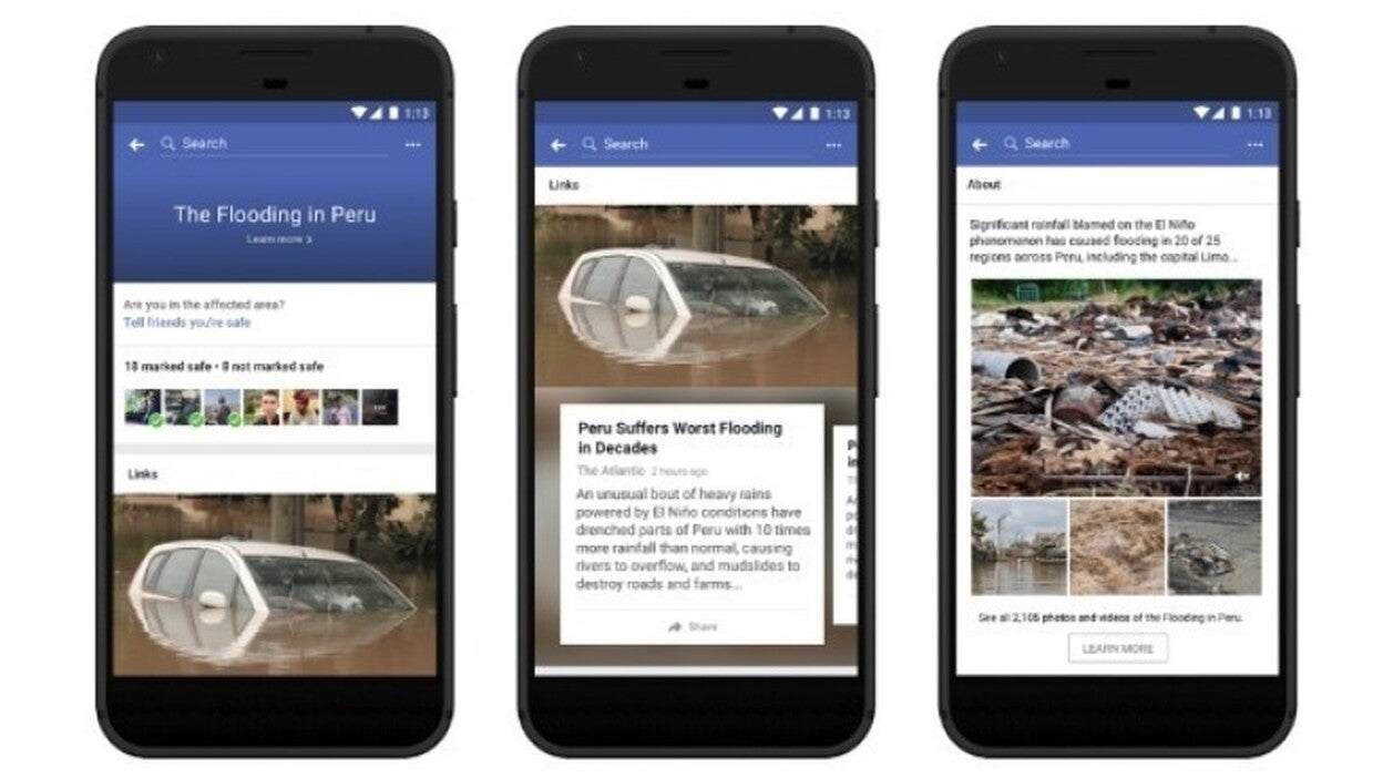 Facebook presenta su nuevo ‘Centro de Respuesta a las Crisis’