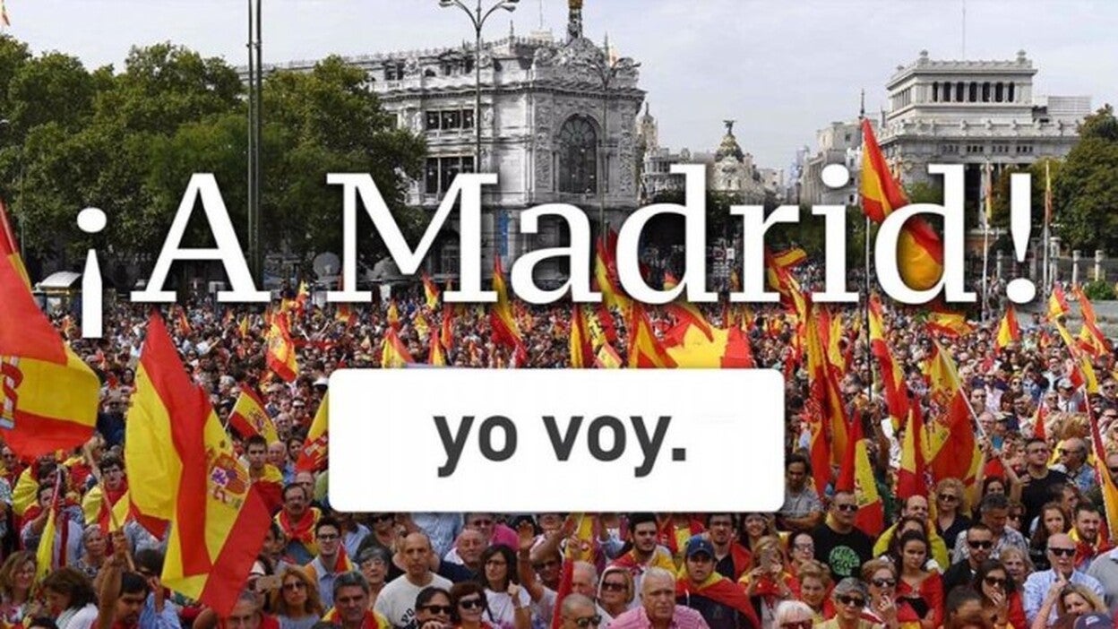 De Santander a Madrid para defender la nación