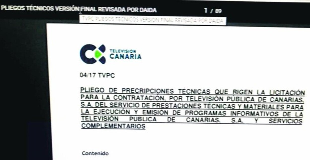 Negrín retoca por tercera vez su concurso