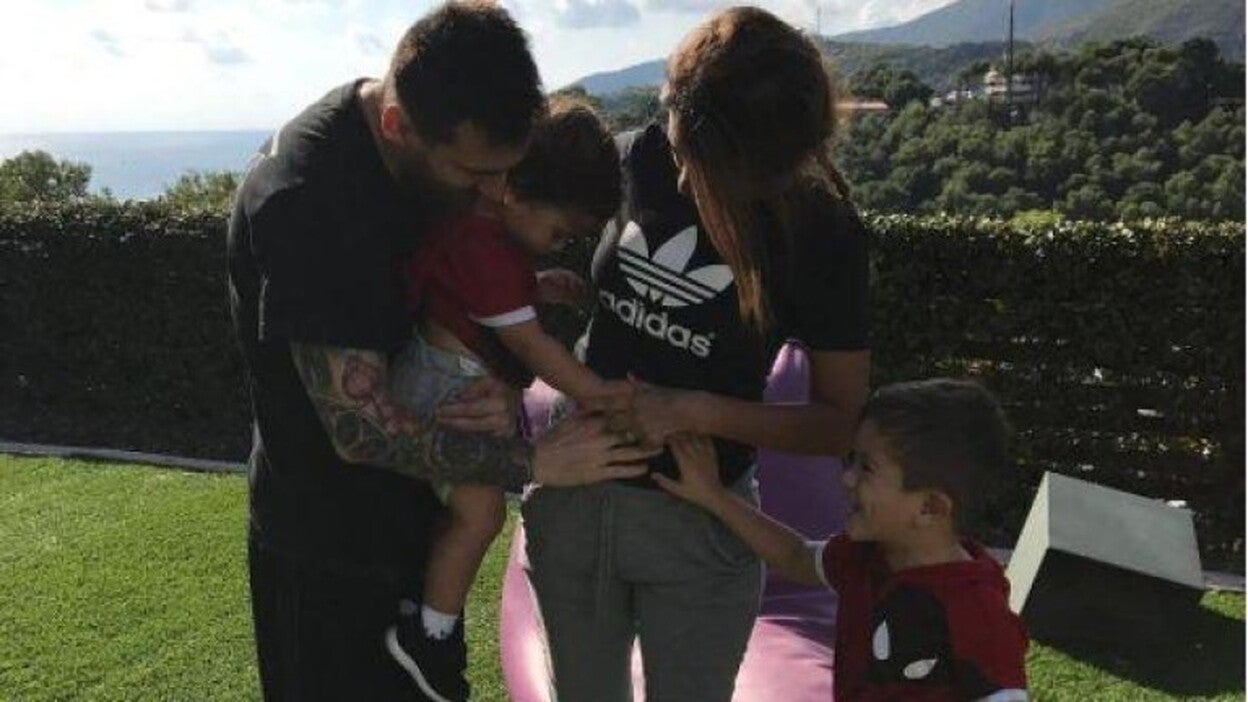 Messi será padre por tercera vez