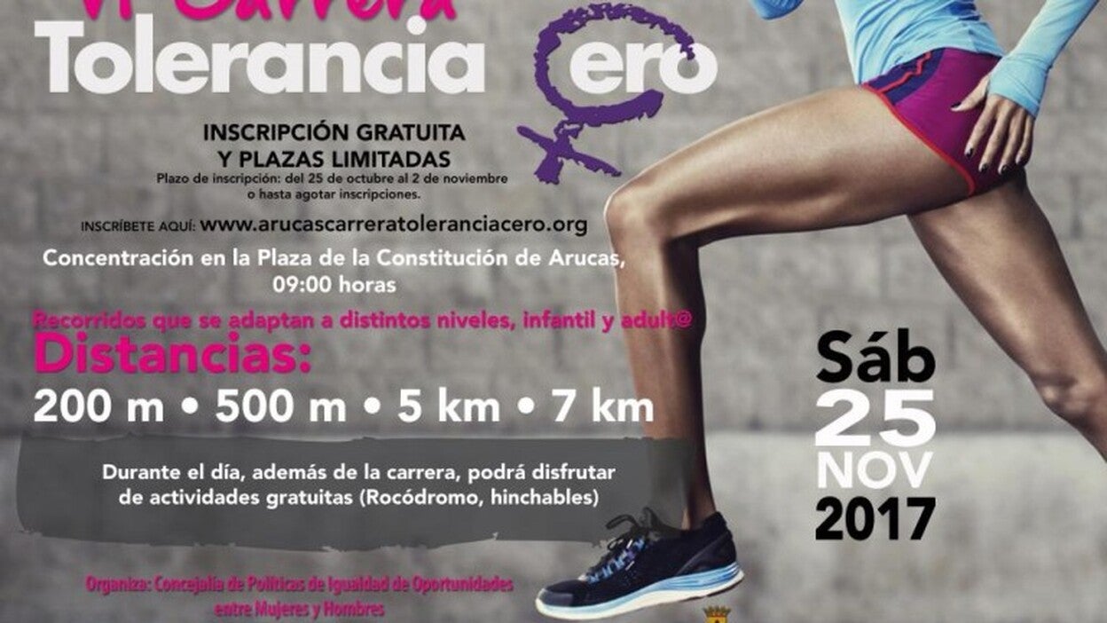 Arucas se prepara para la VI Carrera ‘Tolerancia Cero’