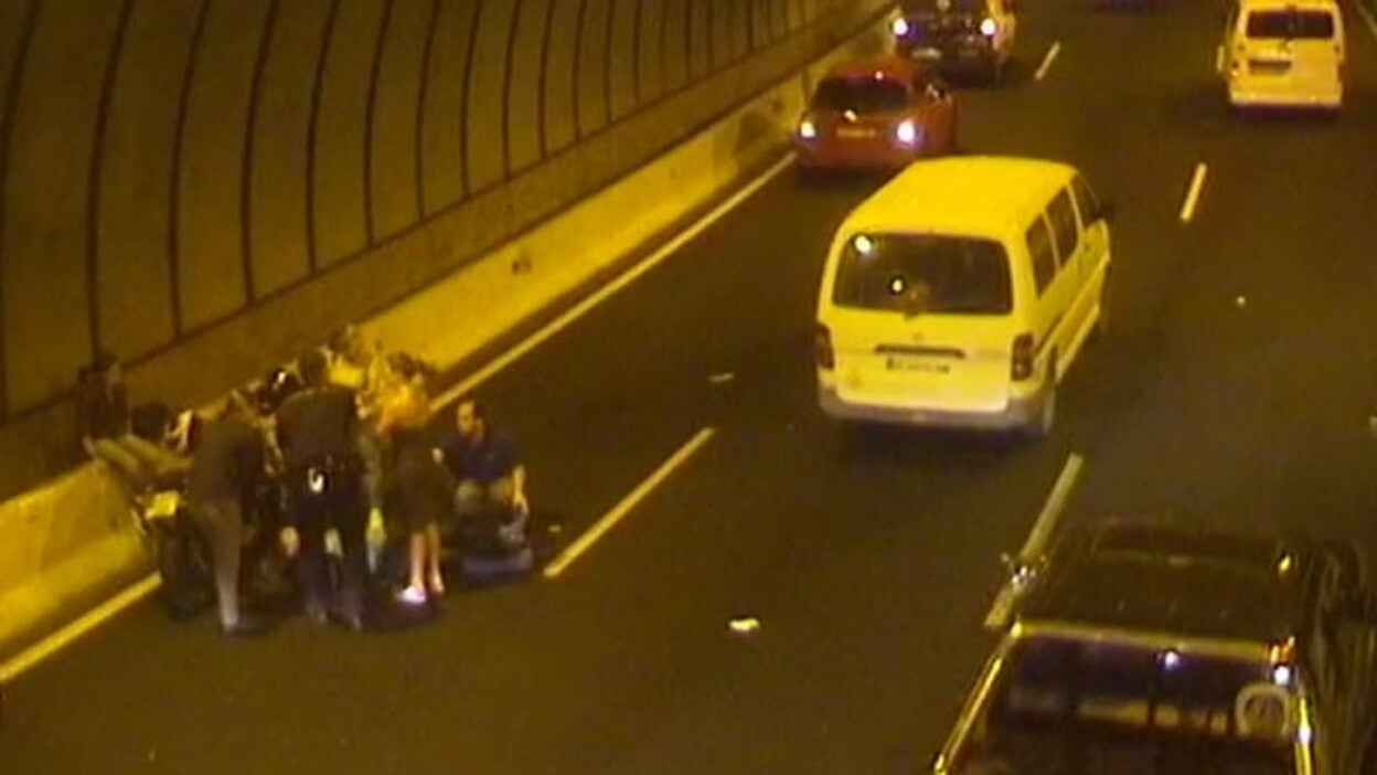 Dos heridos en una mañana accidentada