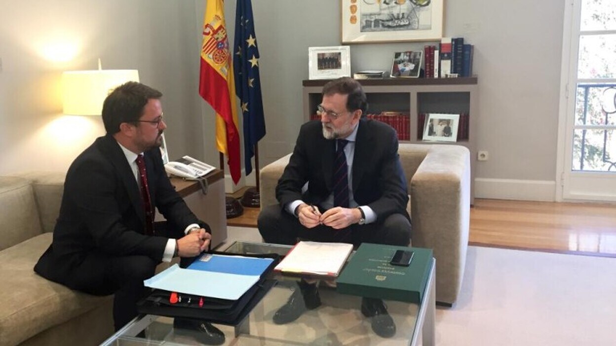 Encuentro entre Rajoy y Antona en Moncloa