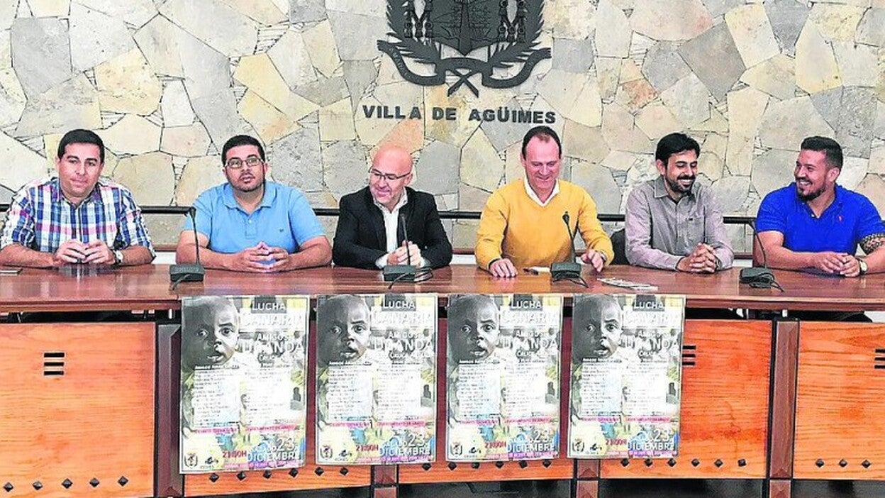 Una luchada en Agüimes para los sueños de 65 niños de Uganda