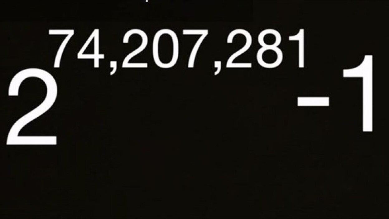 Descubierto un número primo con 23,4 millones de dígitos