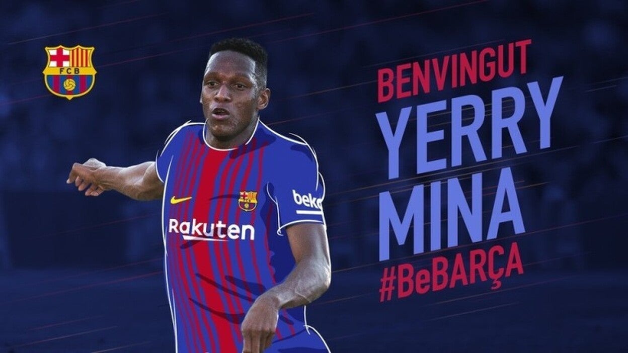 El Barça ficha al central Yerry Mina