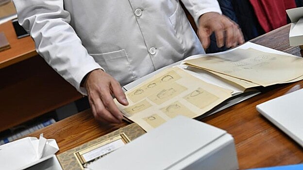 Parte de los documentos de Wölfel. /  Juan Carlos Alonso. 