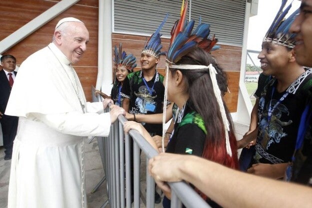 El papa denuncia la opresión de los indígenas de la Amazonía