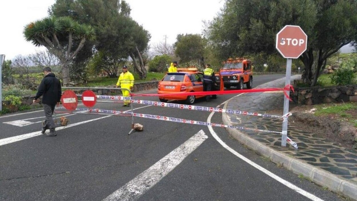 Cerrado el acceso al Barranco de Guayadeque