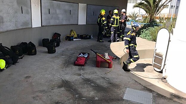 Operación molino loco en Arinaga