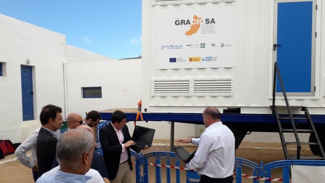 La batería de almacenamiento de La Graciosa empieza a rendir
