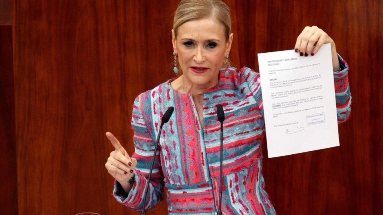 El tribunal del máster de Cifuentes no existió
