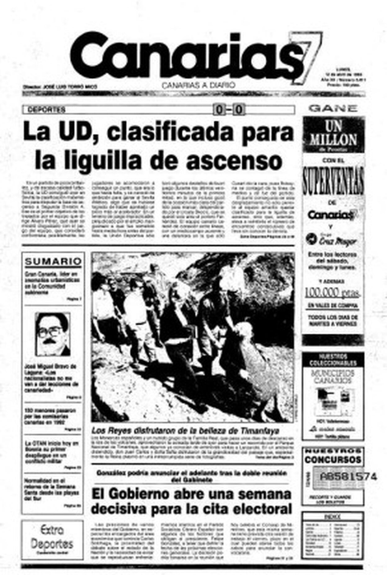 Hace 25 años en Canarias7