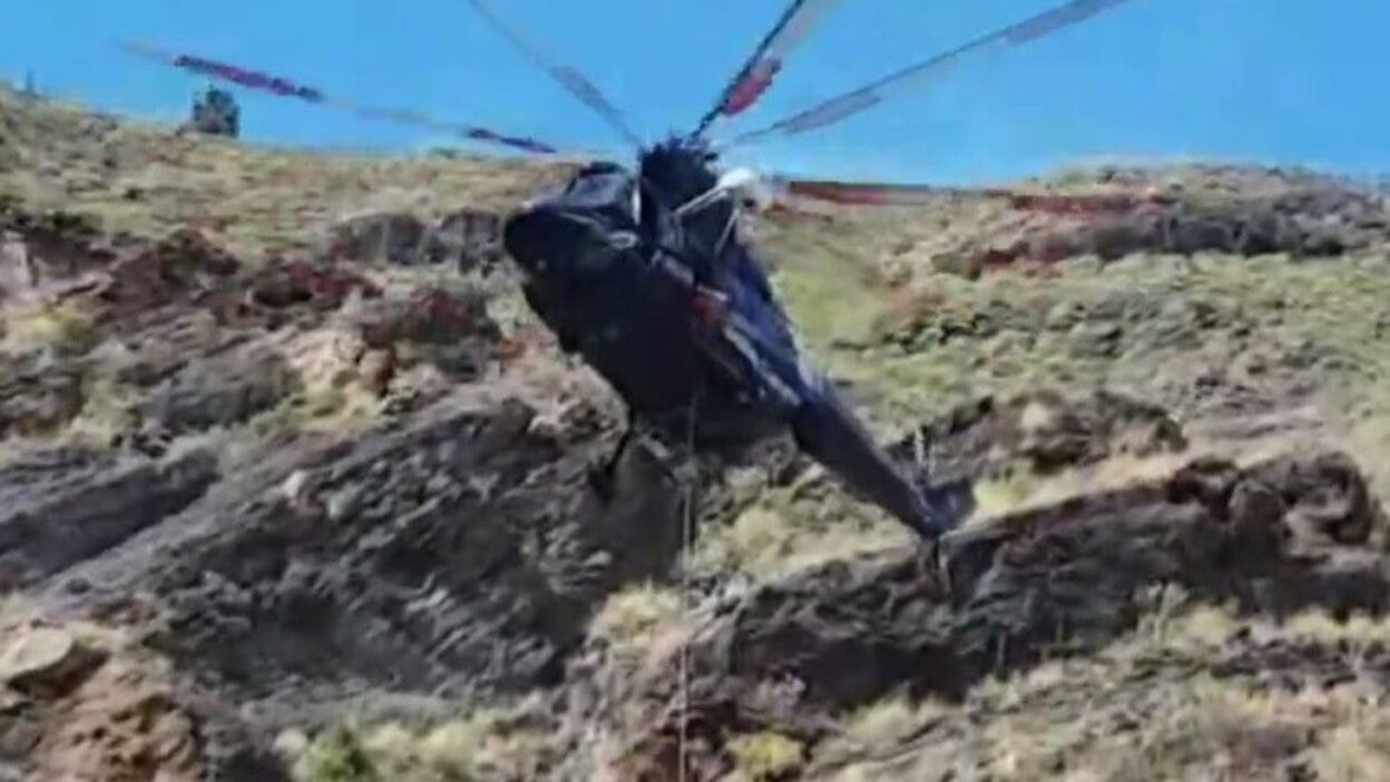 Grave un senderista tras caer 3 metros en Agaete