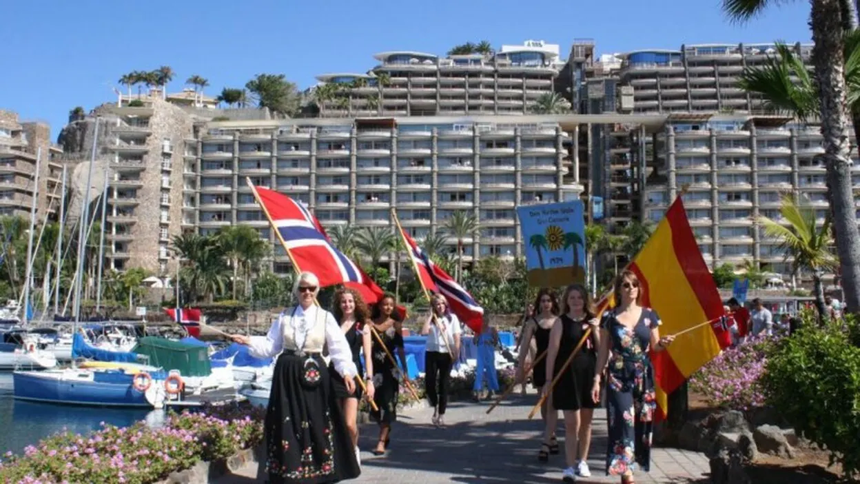 El Día de Noruega se adueñó de Anfi del Mar