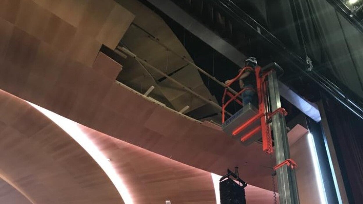 La sala sinfónica del Palacio de Formación y Congresos, cerrada hasta septiembre