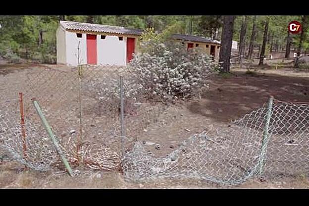 Las ruinas del campamento de Tamadaba