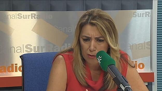 Susana Díaz: «Mi voluntad es agotar la legislatura»