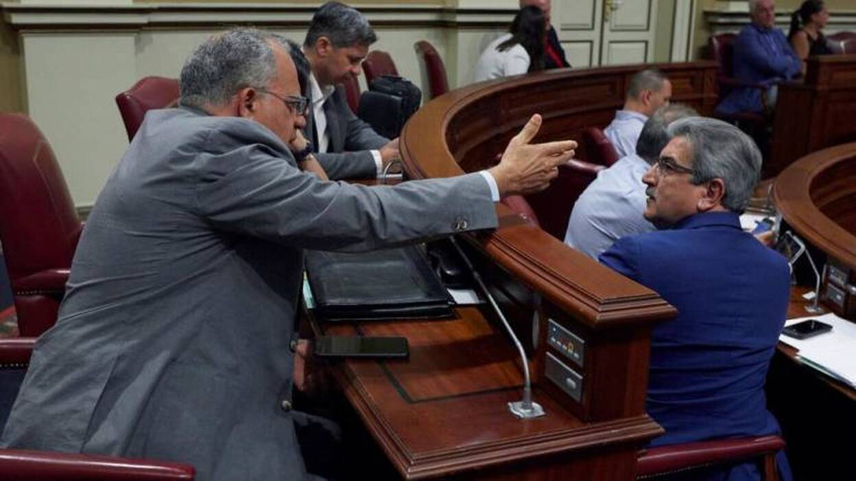 Apoyo condicionado del Parlamento canario al real decreto del 75%