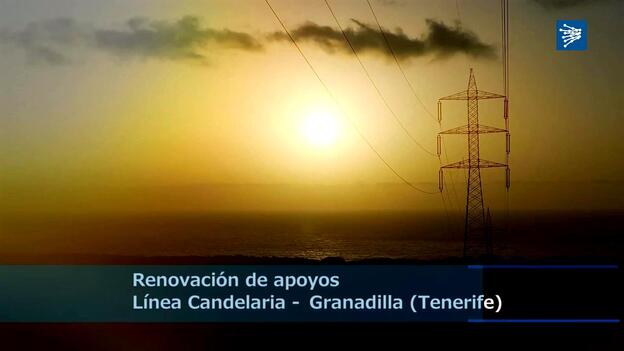Red Eléctrica renueva la línea Candelaria-Granadilla